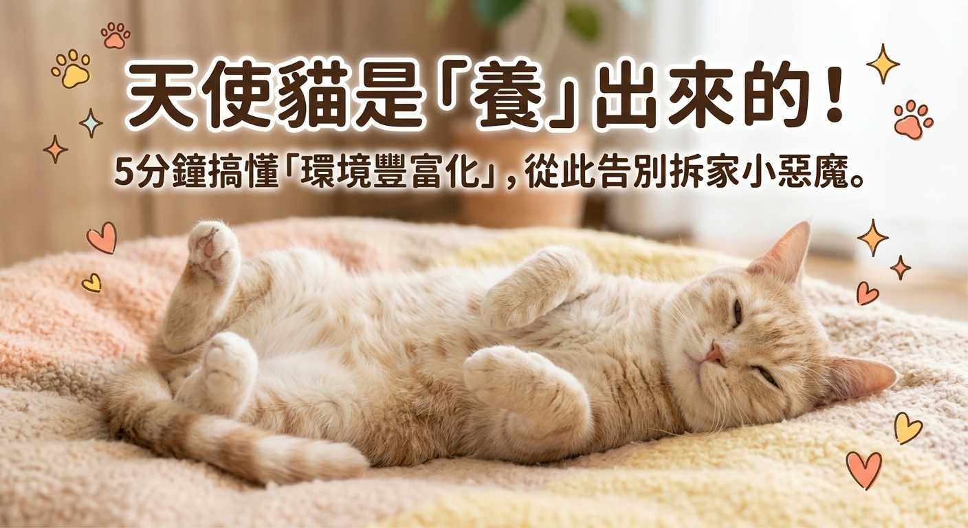 🐱【告別小惡魔！】只要 5 招，親手打造你的「天使貓」✨