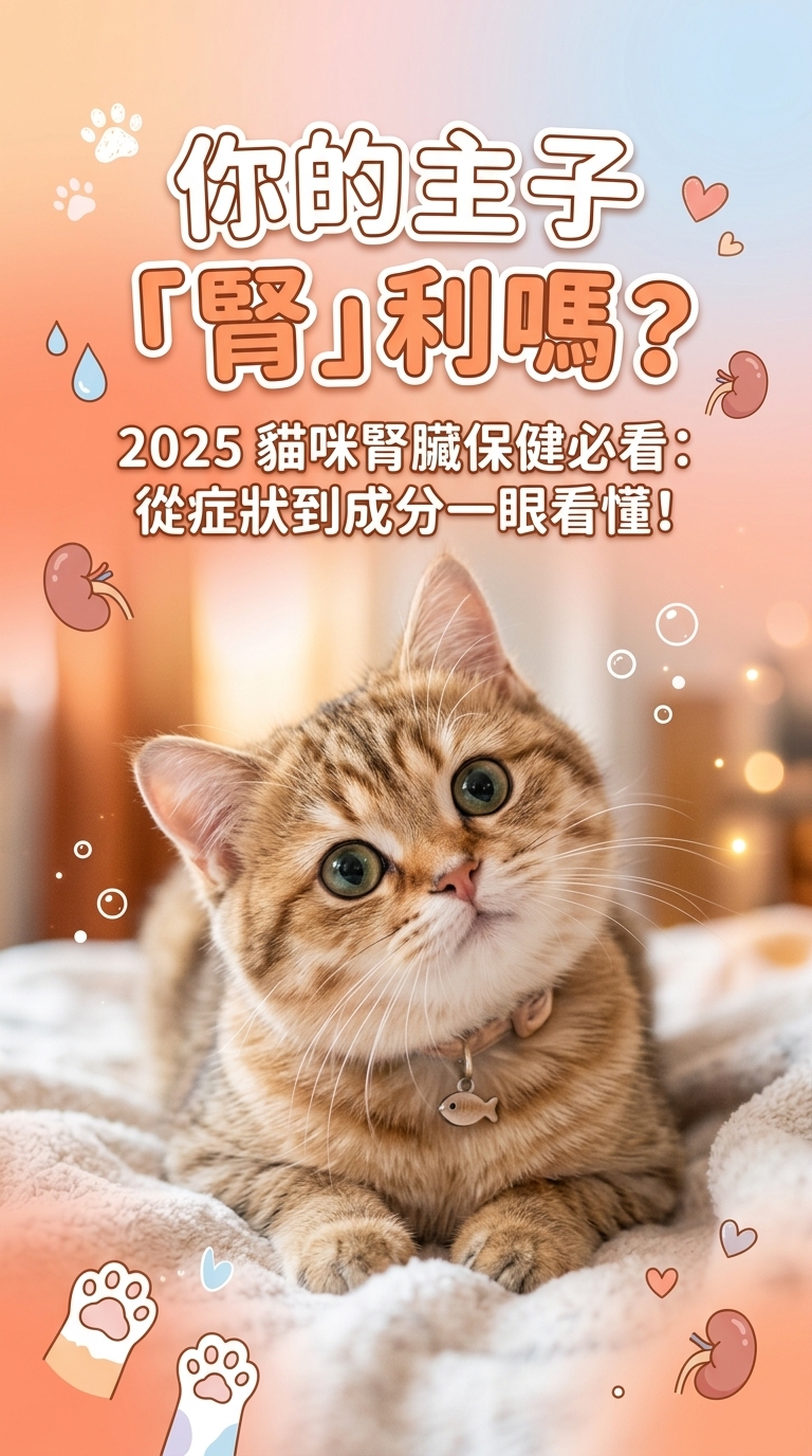 🐱 守護主子「腎」利人生！2025 貓咪腎臟保健全攻略 💧