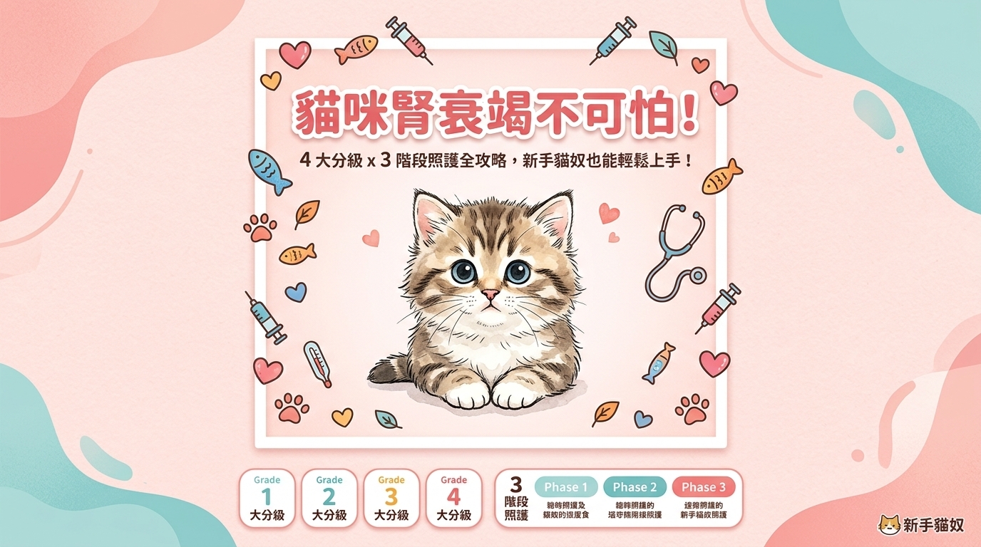 🐱 貓奴必收！腎衰竭照護懶人包 🏥