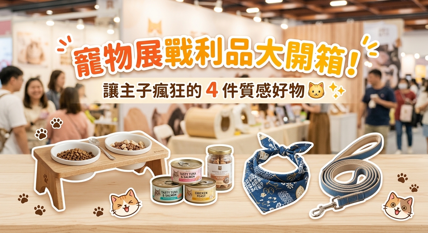 🐱 喵星人報到！寵物展「剁手」戰利品大公開 ✨