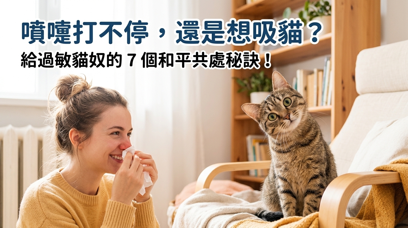 🐱 愛貓卻一直打噴嚏？貓奴必看的過敏求生指南！