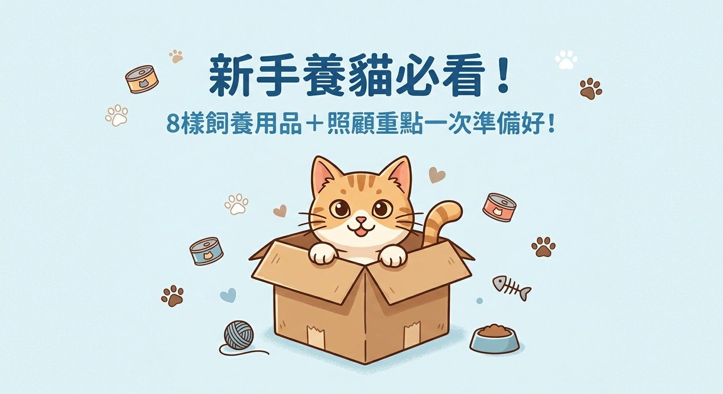 🐱 預備起！新手貓奴的「地表最強應援清單」大公開！