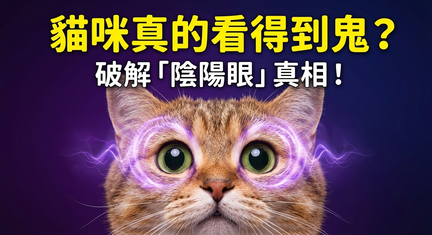 🐈 貓咪看見鬼？破解「貓陰陽眼」的神祕真相！