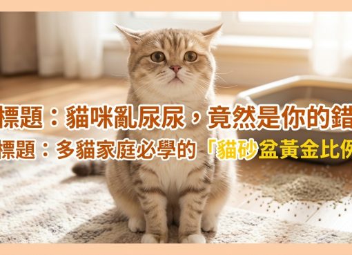 🐱 貓咪亂尿尿是在抗議？「貓砂盆 N+1」公式你跟了嗎？
