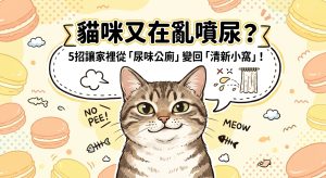 🐱 崩潰！家裡變公廁？5 招搞定貓咪噴尿地雷！