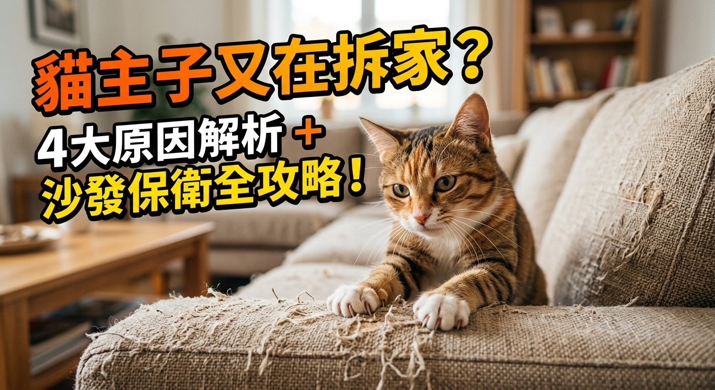🐱 救命！沙發又被抓爛了？喵星人「拆家」心法大破解！