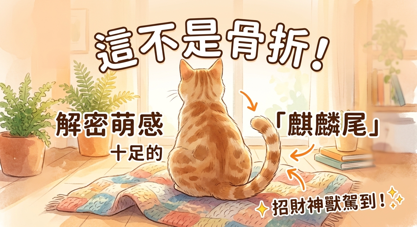 🐱 貓咪尾巴打結了？別驚慌！解密招財神獸「麒麟尾」✨
