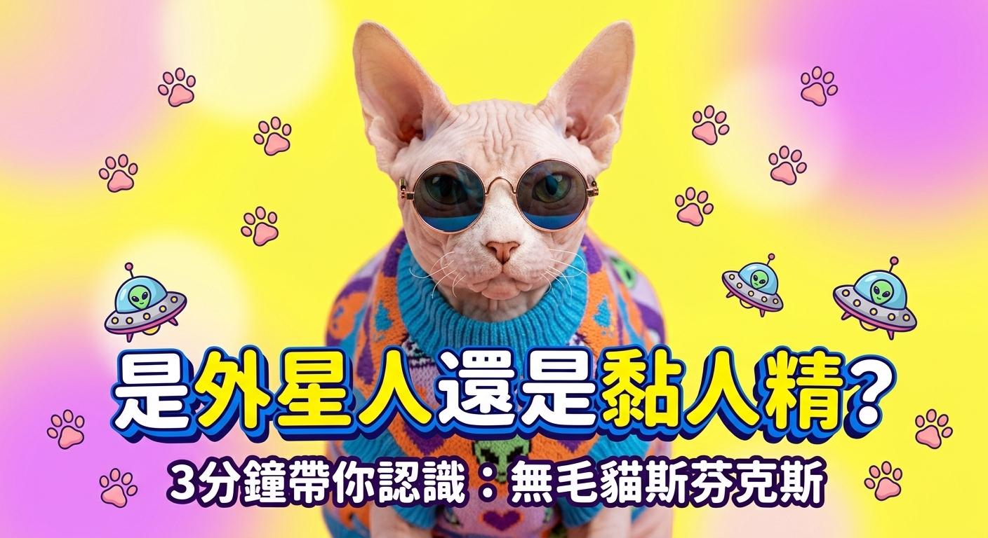 🐾 醜萌界天花板！無毛貓斯芬克斯：是外星人還是黏人精？