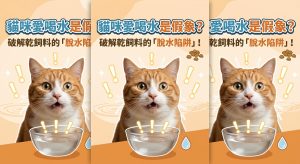 🐱 貓咪喝水大解密！乾食 vs 濕食，真的差很大嗎？