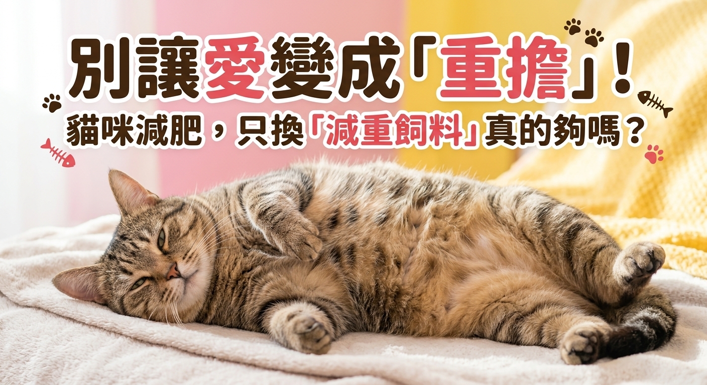 🐱 你的主子「萌到圓滾滾」？當心！這不是福氣是危機！